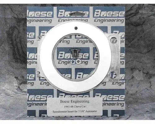 Boese Engineering 1941-1948 Chevy Car Billet Aluminum Speedometer Insert 1