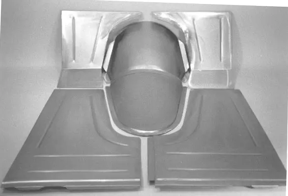 1933-34 Ford Front Floor For Stock Firewall 1