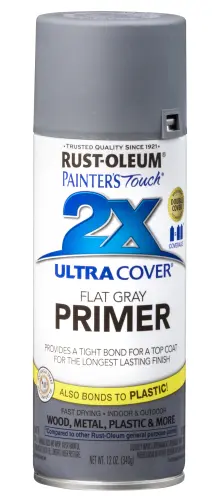 2X Ultra Cover Spray, Gray Primer , Matte 12Oz 1