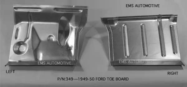 1949-50 Ford Car Front Toe Board 1
