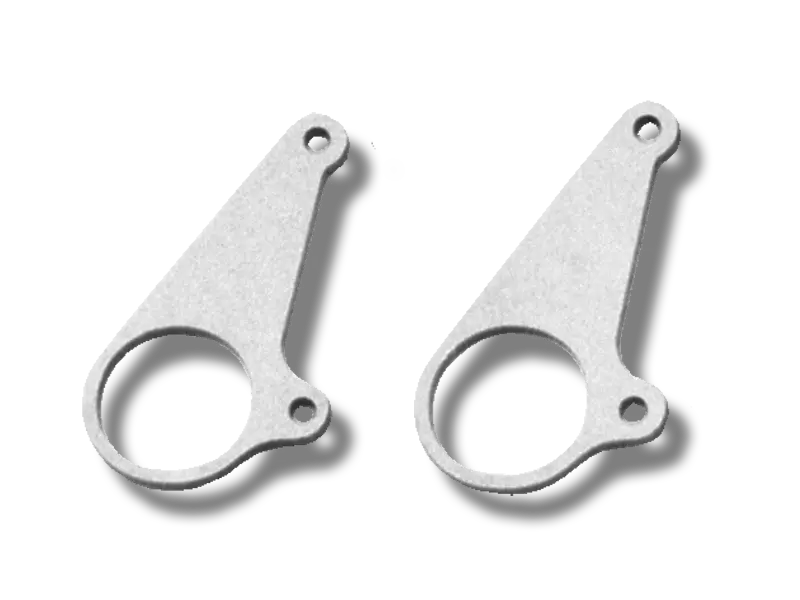 Pete And Jakes Rear End Ladder Bar Plates - 2 - 13/16 Inch Housing (Pair) 1