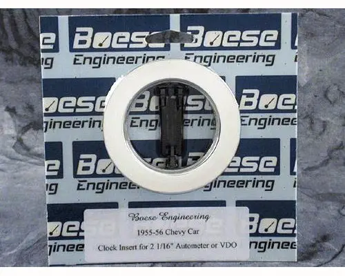 Boese Engineering 1955-1956 Chevy Car Billet Aluminum Clock Insert 1