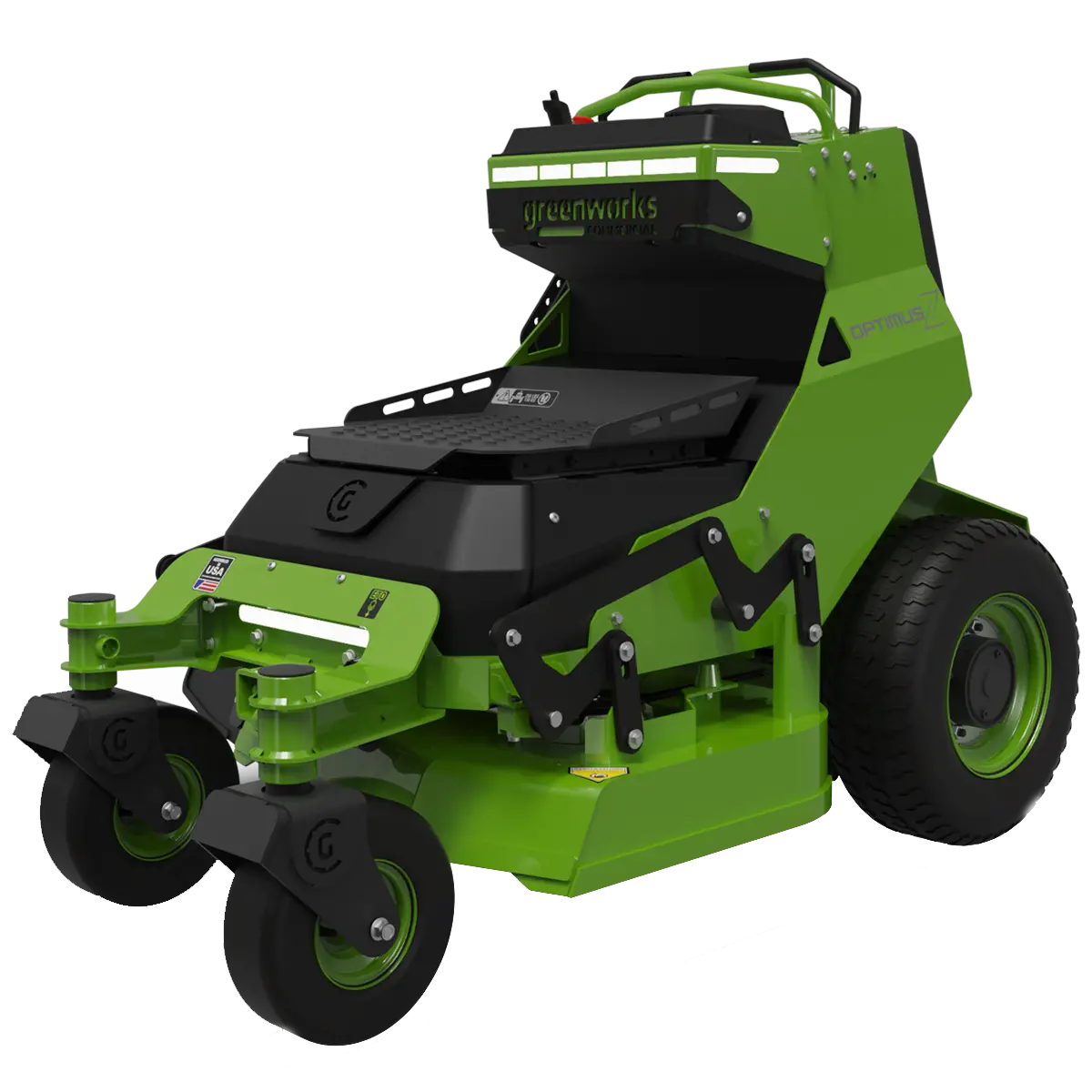 Greenworks Cz36s8x 82V Optimusz 36" Stand-On Zero Turn Mower (8Kwh) [7401307Au] - Maintain Peak Driving Performance And Comfort On Various Terrain Type. 1