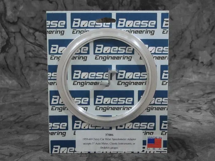Boese Engineering 1959-1960 Chevy Impala/ El Camino/ Bel Air/ Biscayne Speedometer Insert For 5" Auto Meter, Classic Instruments, Dolphin Gauges 1