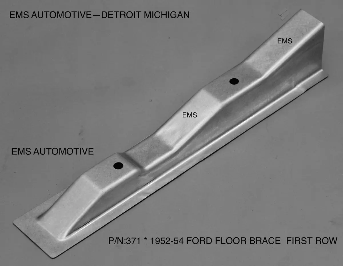 1952-54 Ford And Mercury Car Floor Brace 1St Row 1