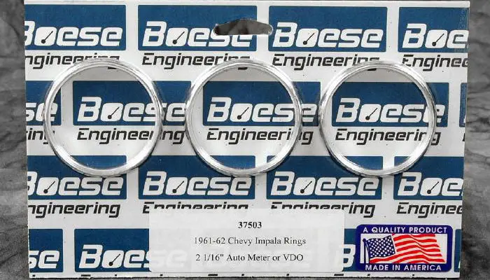 Boese Engineering 1961-1962 Chevy Impala Billet Aluminum Adapter Rings 1