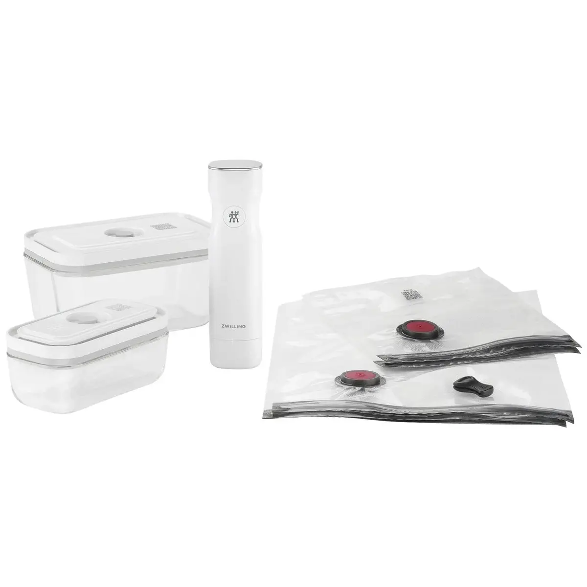Zwilling Fresh & Save Starter Set - Includes Vacuum Pump, Small & Medium Plastic Containers & Storage Bags 1