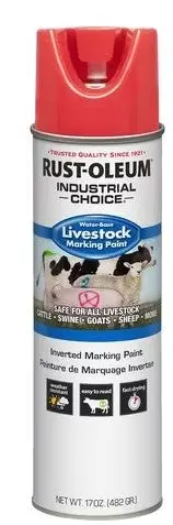 Flrsnt Red, Livestock Marking Paint, 17 Oz 1