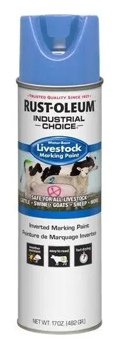 Flrsnt Blue, Livestock Marking Paint, 17 Oz 1