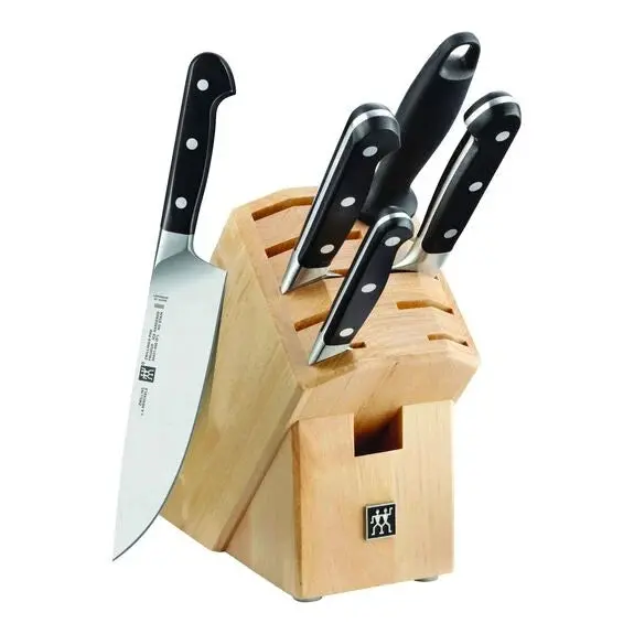 Zwilling Pro 6 Pc Knife Block Set   One Of Henckels Best Blocks 1