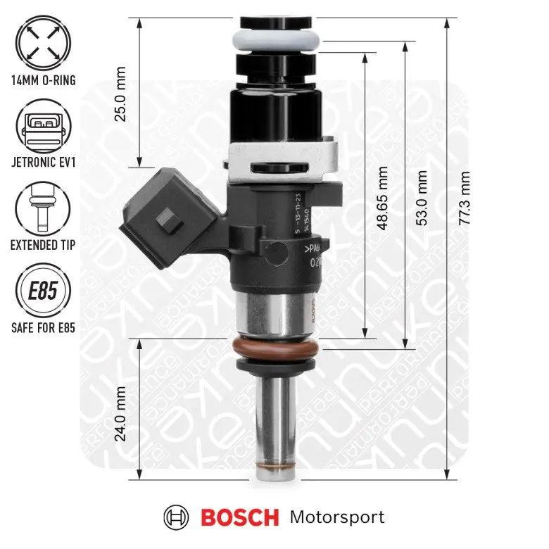 Nuke Bosch Injector 980Cc, 53Mm (Ev14s), 8Pcs Flow Matched (Order In) 1