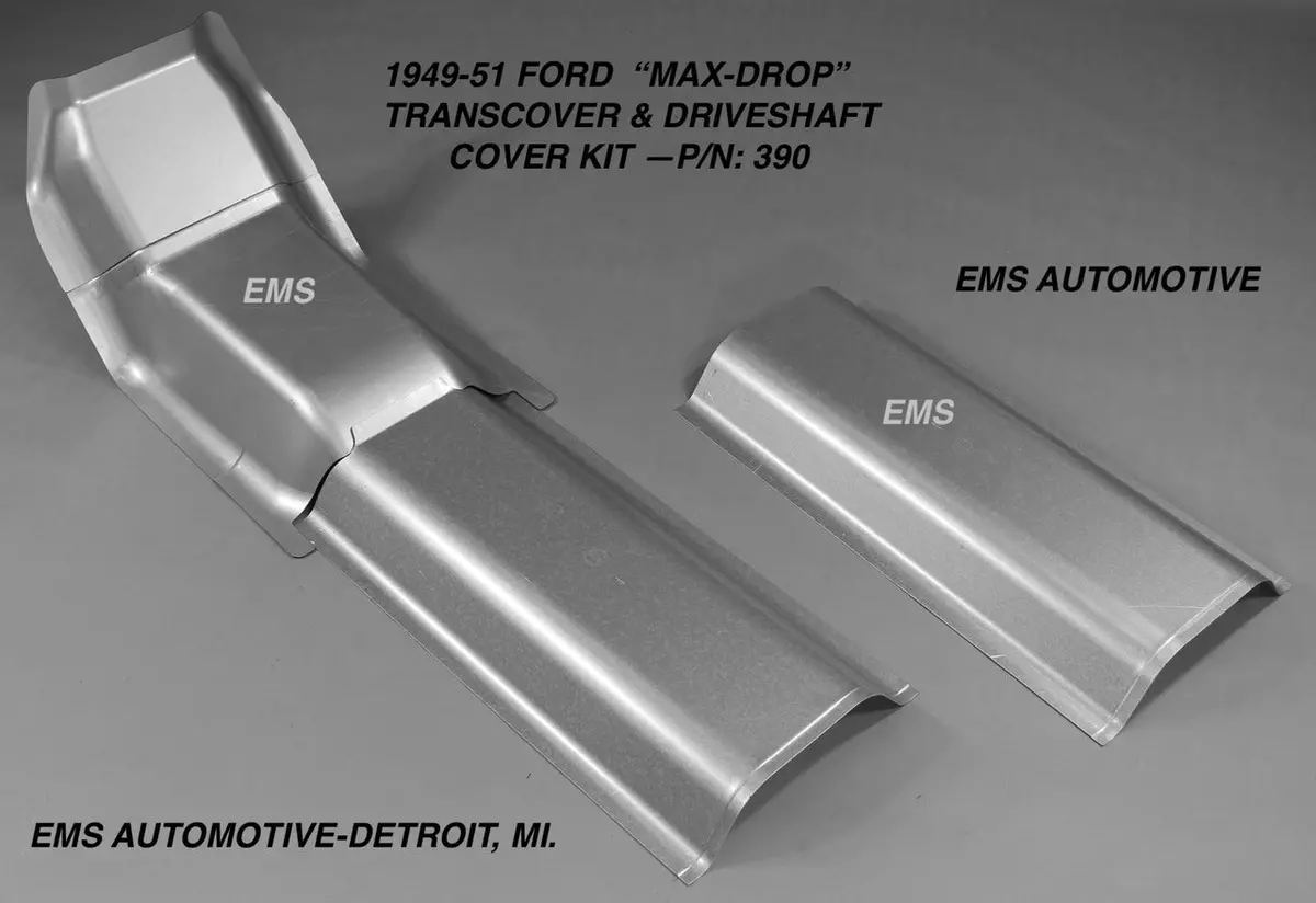 1949-51 Ford Car Max Drop Transmission Cover And Drive Shaft Tunnel Kit 1