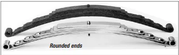Posies 1928-34 Ford Super Slide Springs For 46" I-Beam And 46" Tube Axle (Pair) 1