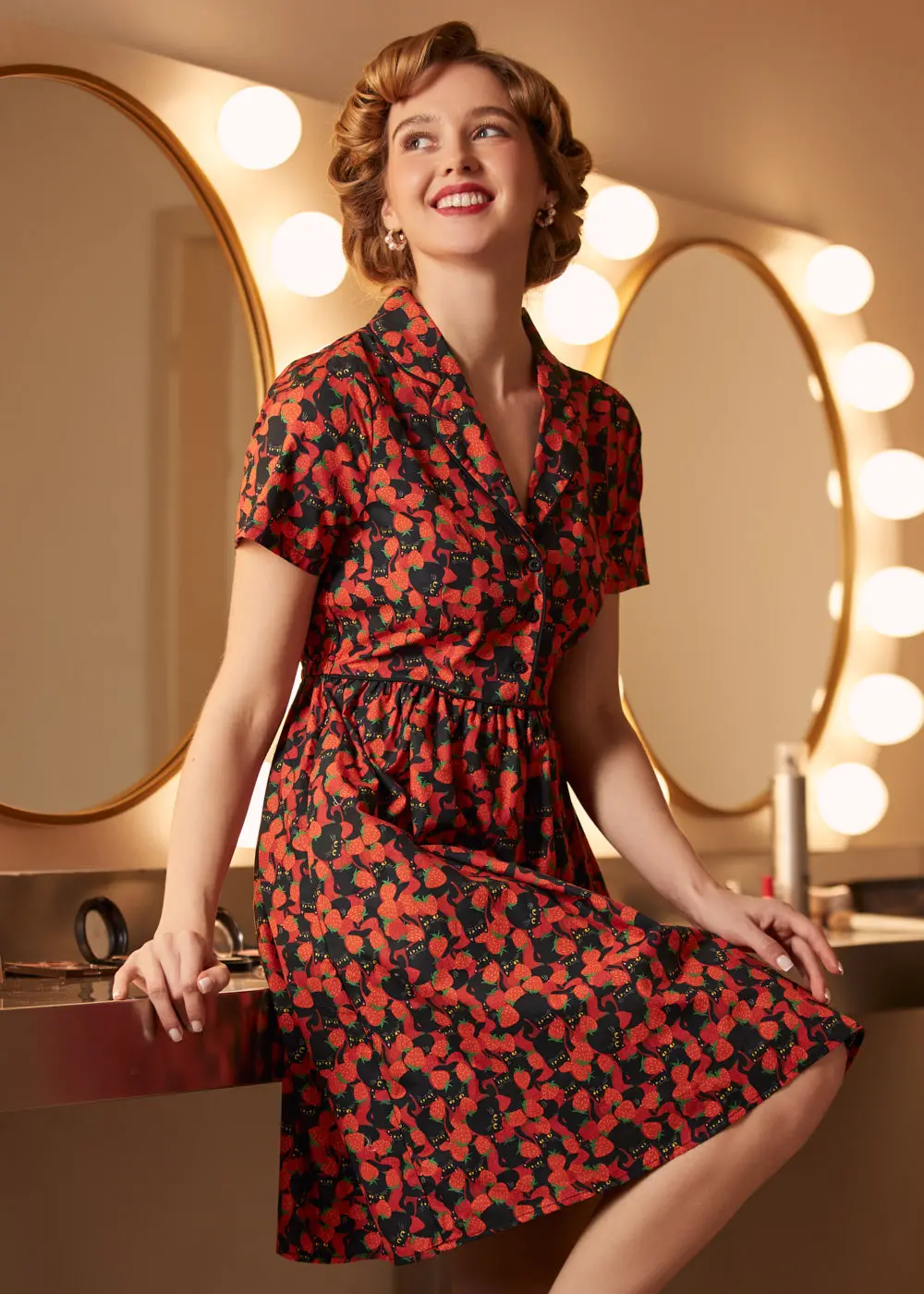 Cause A Little Trouble Fit & Flare Dress 1