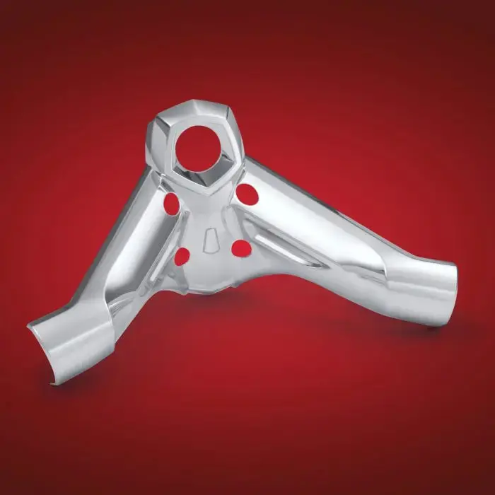 Spyder Chrome Handlebar Cover 2010-19 1