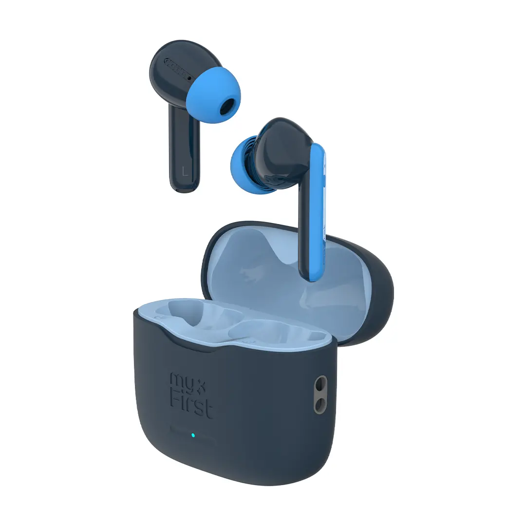 Myfirst Carebuds - True Wireless Earbuds, 85Db Safe, 20Hr Battery - Space Blue | 256-Fh8505sa-Sb01 1