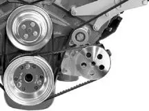 Alan Grove Components 348 - 409 Chevy Power Steering Pump Bracket, Remote Reservoir Type 2 Pump, Low Profile, Driver Side 422L 1
