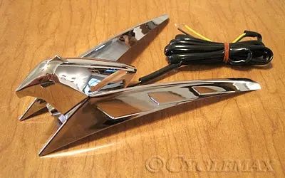 Chrome Led Eagle Ornament 1