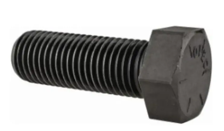 1 1/8"-7X6",Hex Cap Screw Gr 8 Nc Plain 1