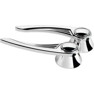 Billet Specialties Ball Milled Style Door Handle, (Pair) 1