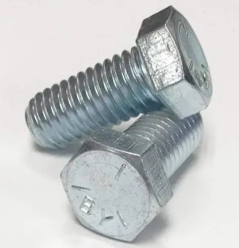 1/2"-13X1 3/4",(Ft) Hex Cap Screws Gr 8 Zinc 1