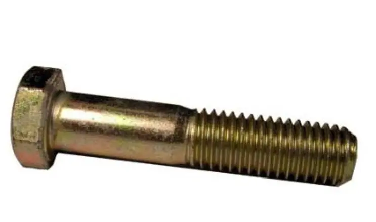 7/8"-9X8 1/2",Hex Cap Screw, Gr 8 Unc, Zinc 1