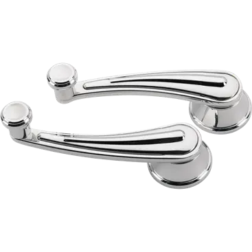 Billet Specialties Rail Style Window Crank, (Pair) 1