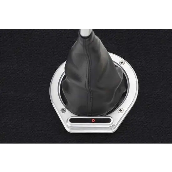 Lokar Billet Aluminum Round Led Boot Gear Shift Indicator & Sensor Kit- Gm 4L60e/4L80e (Long Selector Shaft) 1