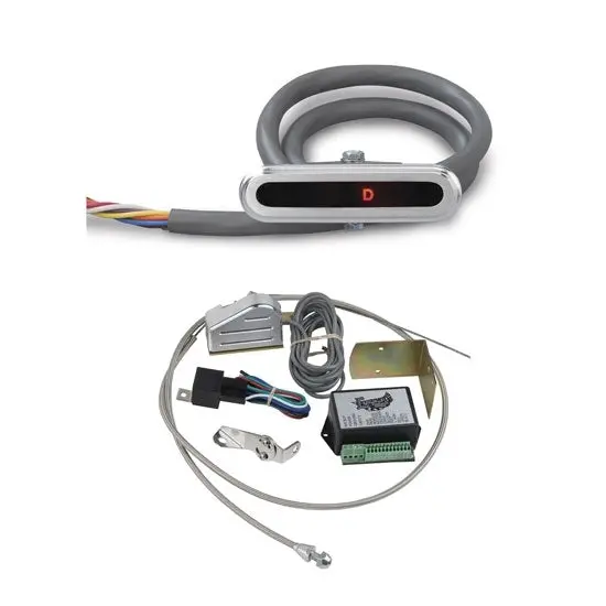 Lokar Billet Aluminum Led Dash Gear Shift Indicator & Sensor Kit- Chrysler 727/904/518 1