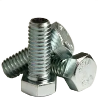 1 1/8"-7X6 1/2" Hex Bolts A307 Gra Unc Zinc [25/Bx] 1