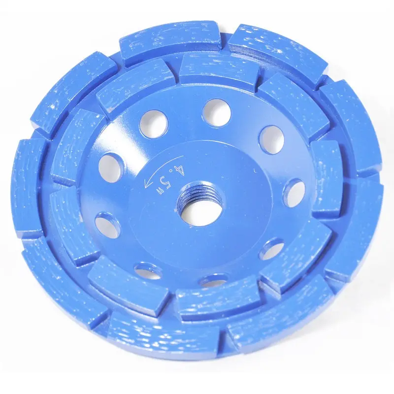 Cup Grinder Wheel 4 1/2" Star Blue Double Row (70387) 1