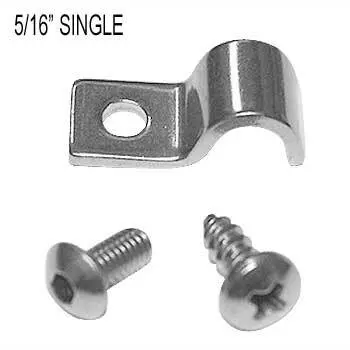 Kugel Komponents Single Line Clamps 5/16 Inch - 12 Pack 1
