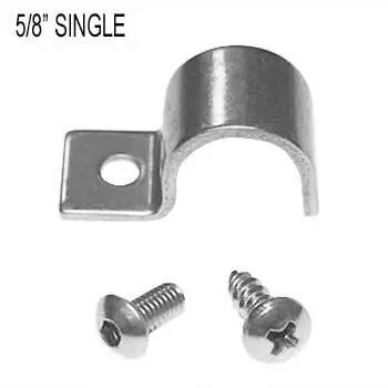 Kugel Komponents Single Line Clamps 5/8 Inch - 8 Pack 1