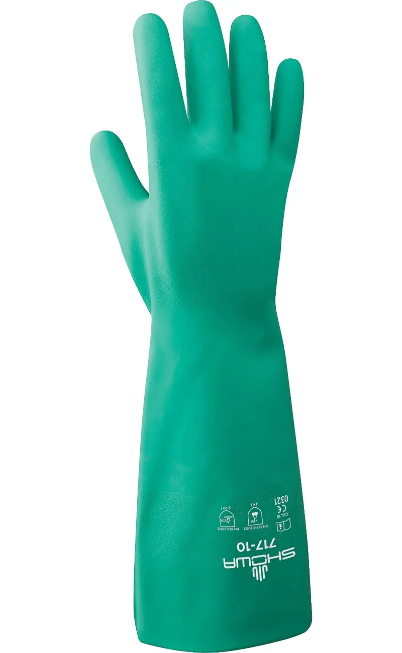 717-7 - Small 11 Mil, Full Nitrile Coated, Bisque Grip [12Pk] 1