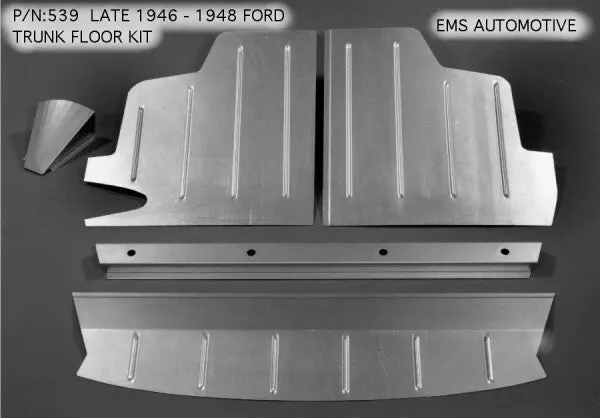 1946 (Late) - 1948 Ford Car Trunk Floor Kit 1