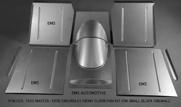 1935 Chevy Master And 1936 Chevy Car Front Floor Pan Kit For Big Block Setback Firewall 1