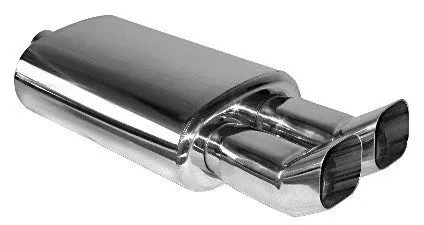 Rps Oval Muffler Twin Square Tips 63Mm 1