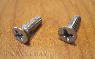 Chrome Master Cylinder Cover Screws 1
