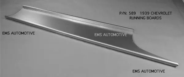 1939 Chevy Car Steel Smooth Running Boards 1