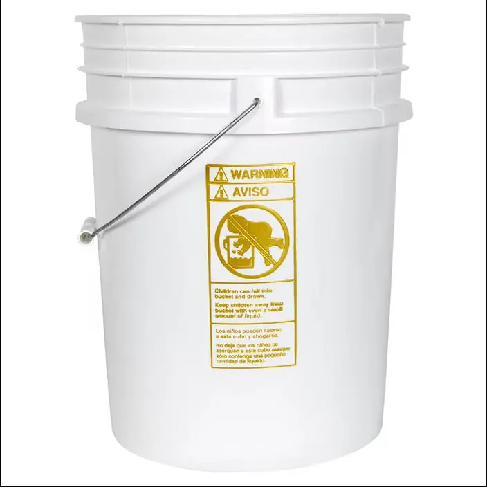 5 Gallon Pail, White 1
