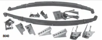 Posies 1942-48 Ford Superslide Rear Weld-In Spring Kit 1