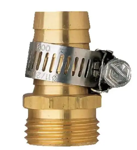 Repl 5/8" Male Metal Mender W/ Hose Clamp 1