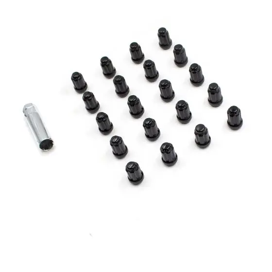 6-Spline Black M14 Lug Nut Kit (21+ All Mach-E Models) 1