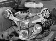 Alan Grove Compnents Big Block Chevy Alternator & Power Steering Bracket, Short Water Pump, Driver Side, 1964-68 Chevelle 601L 1