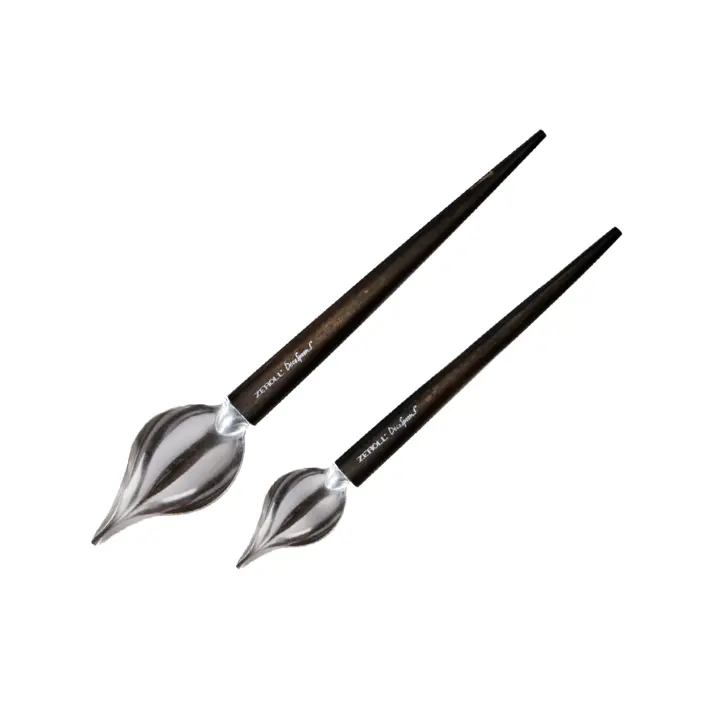 Zeroll Deco Spoon 2Pk W/ Wood Handles 1