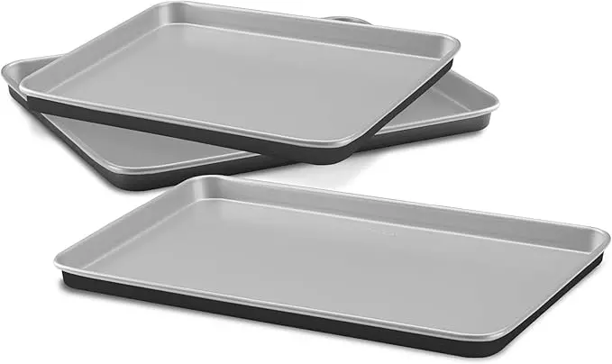 Cuisinart - 3-Pack Non-Stick Large Baking Sheet 1