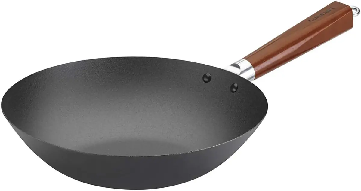Cuisinart 11" Pre-Seasoned Steel Wok - Csw26-28C 1