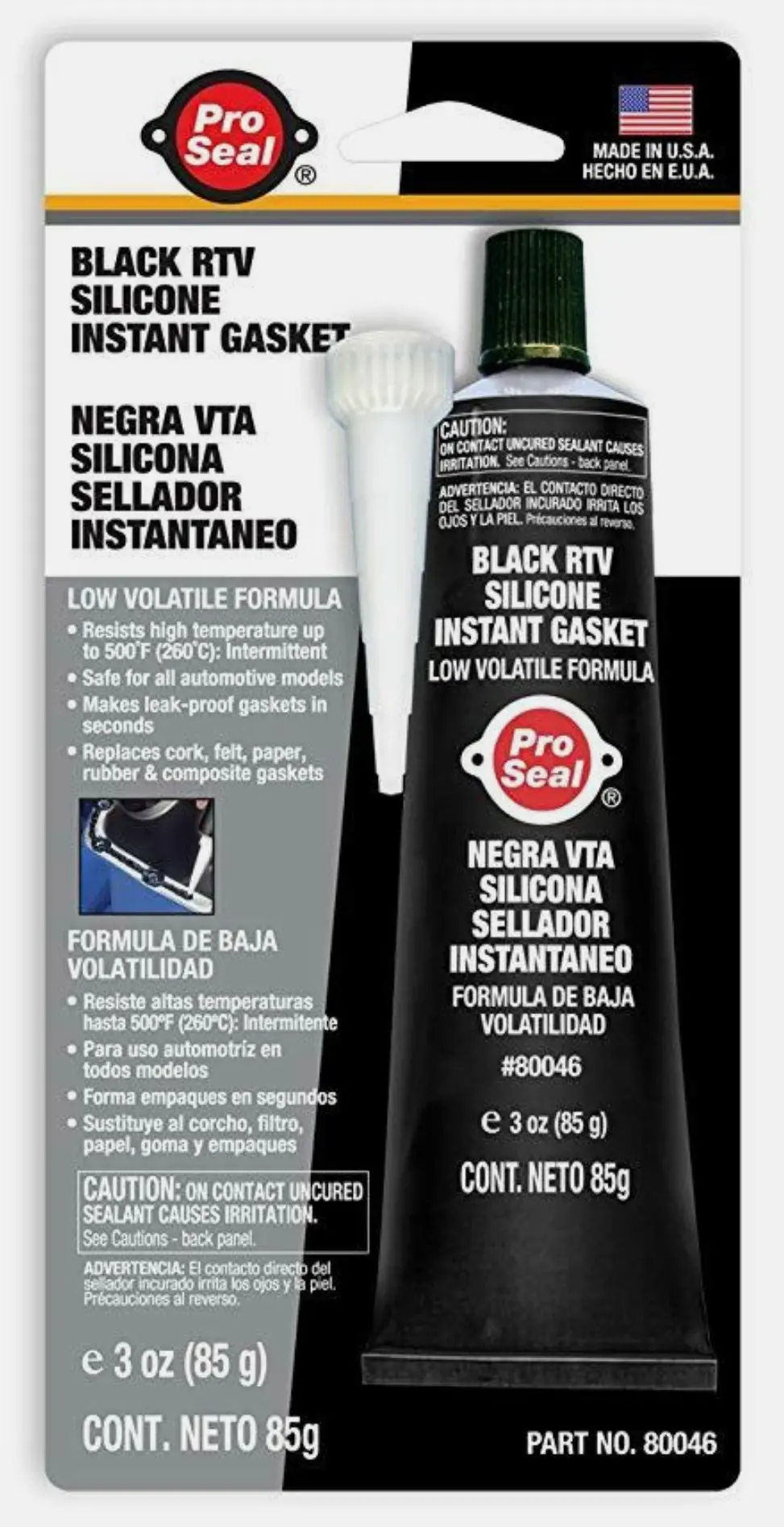 Proseal Black Gaskit, 3Oz - 12 Ea 1