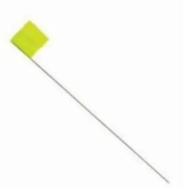 Stake Flag Flscnt Lime 100/Bdl 1