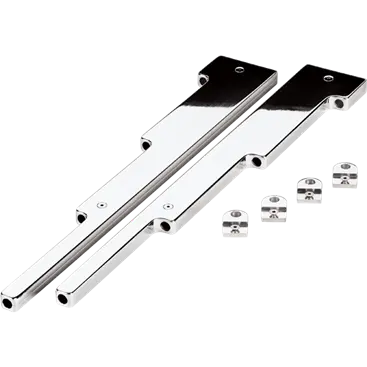 Billet Aluminum Polished Universal Spark Plug Wire Looms, Pair 1